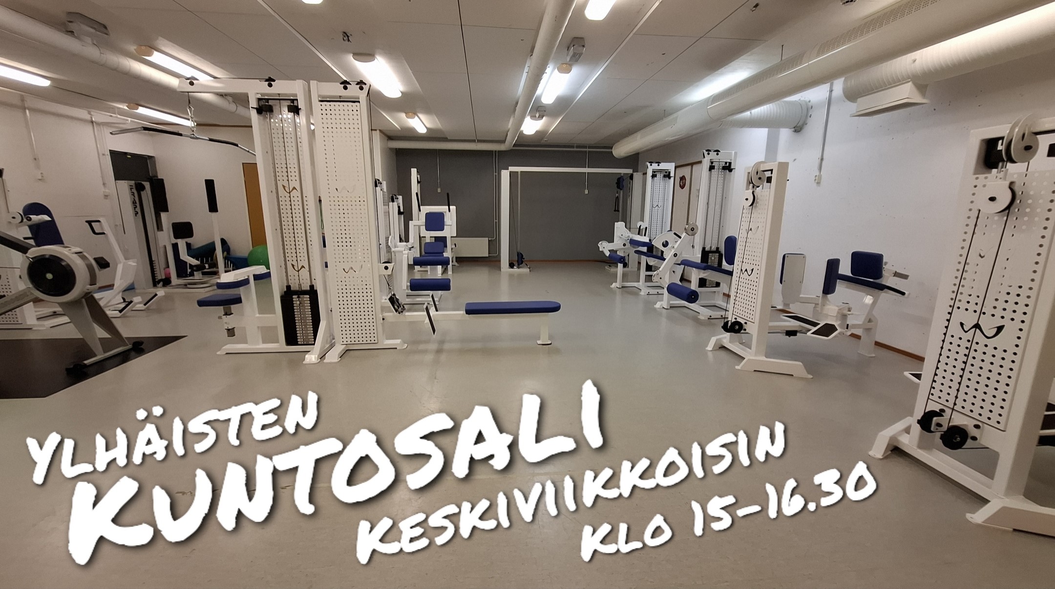 Ylhäisten kuntosali.